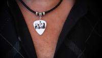 The Beatles Guitar Pick Necklace - Customise with Chain Or Choker Style
