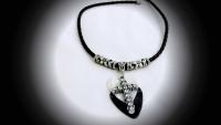 Black Widow Cross Choker Necklace