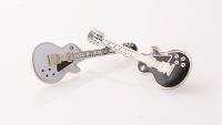 Gibson Les Paul Custom Style Guitar Pin Badge