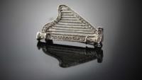 Harp Pin Brooch