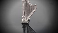Harp Pin Brooch