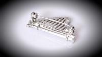 Harp Pin Brooch