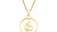 Music jewellery pendant from Chrissie C