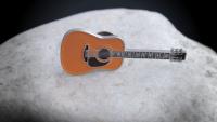 Martin D45 Natural Guitar Pin Badge