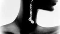 Music Note Drop Earrings Eighth Note (Quaver)