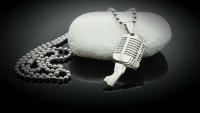 Microphone Pendant Retro Vintage Style - 3D