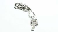 Microphone Pendant Retro Vintage Style - 3D