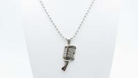 Microphone Pendant Retro Vintage Style - 3D