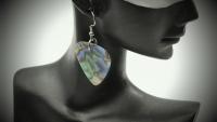 Seashell Guitar Pick Earrings