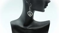 Treble Clef Heart Earrings