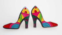 High Heel Colourful Shoe Earrings