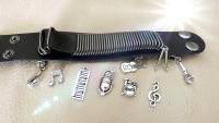 Vintage Rock Rivet Music Bracelet