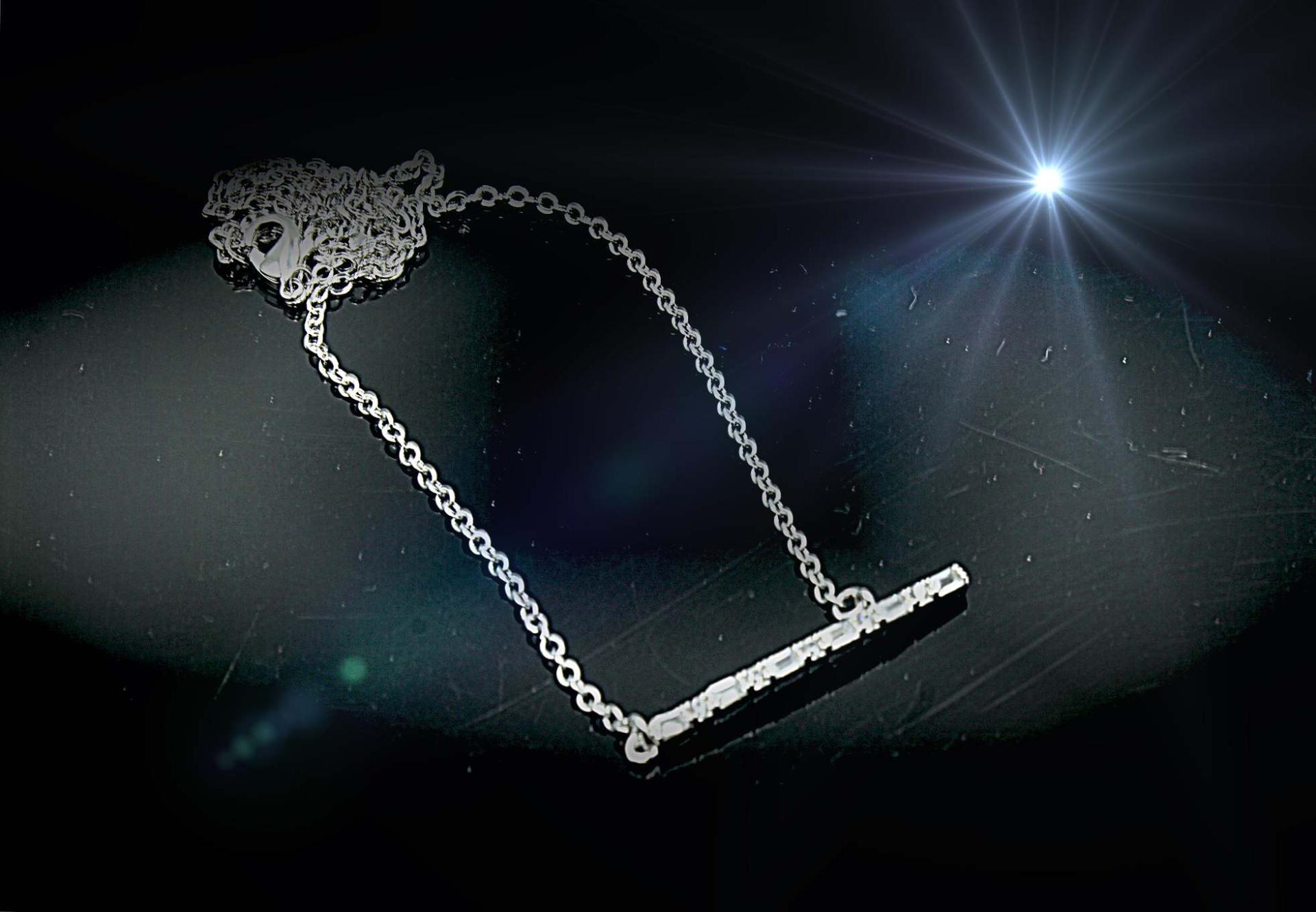 Flute Necklace - 925 Sterling Silver